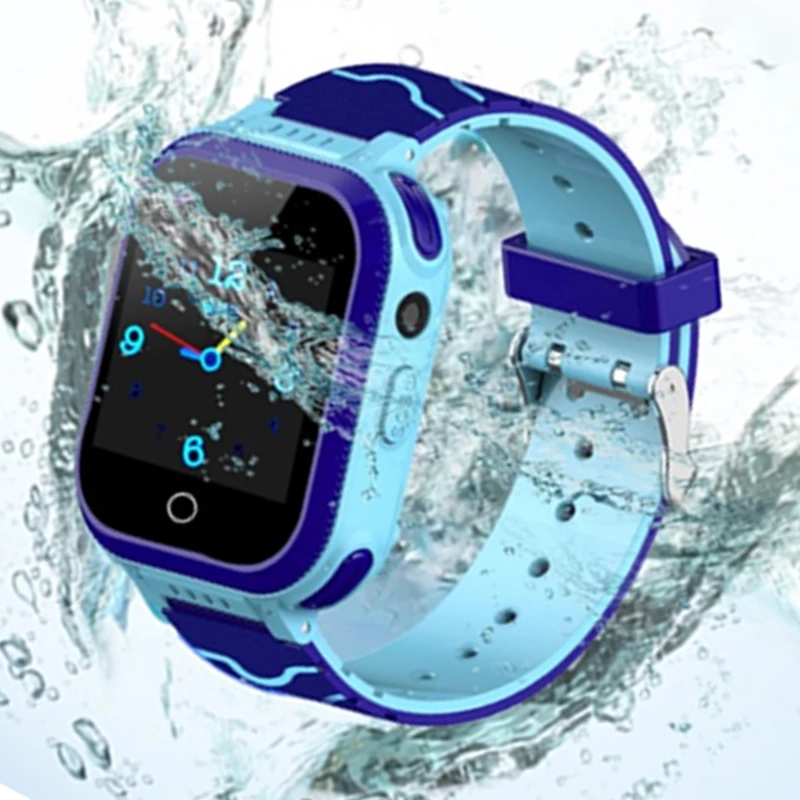 Tracker Kids 4G smart watch waterproof remote monitoring WIFI GPS LBS Positioning WCDMA GSM SIM Phone Video chat Child clock T3