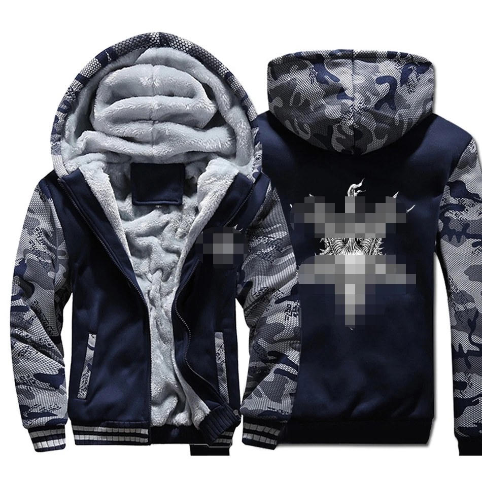 Мужские толстовки на заказ 13 - Цвет: Dark blue