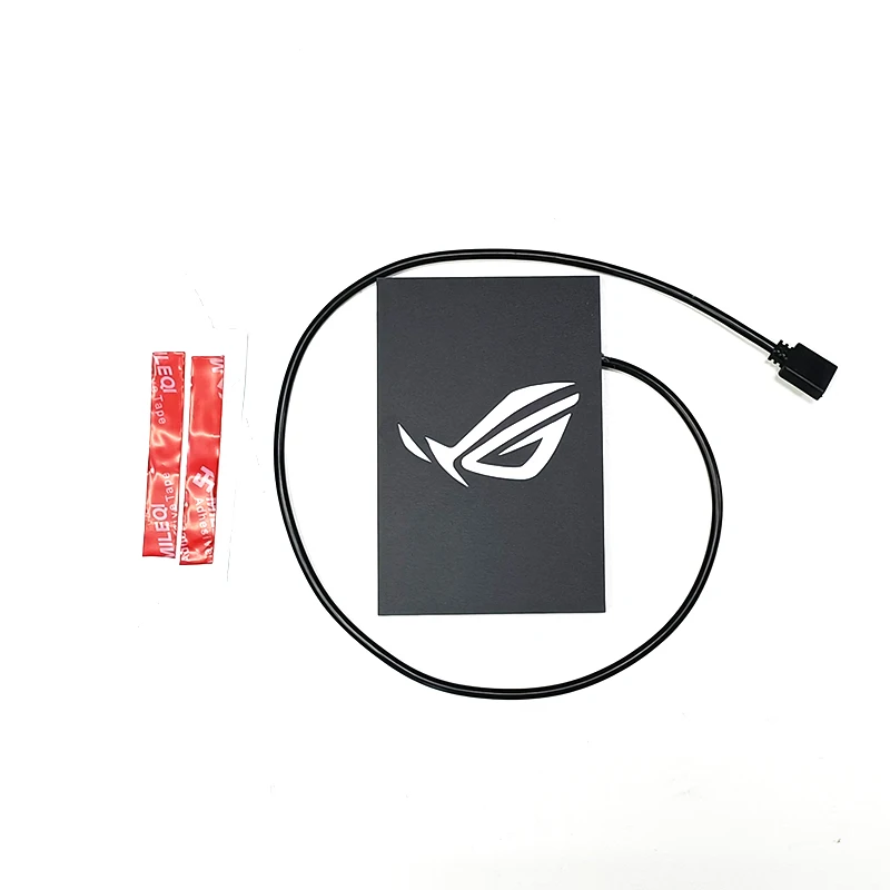 RGB 2.5 hard drive bracket dust cover chassis luminous decoration 5V phantom hard drive light board ROG faith light board pc case pc chassis