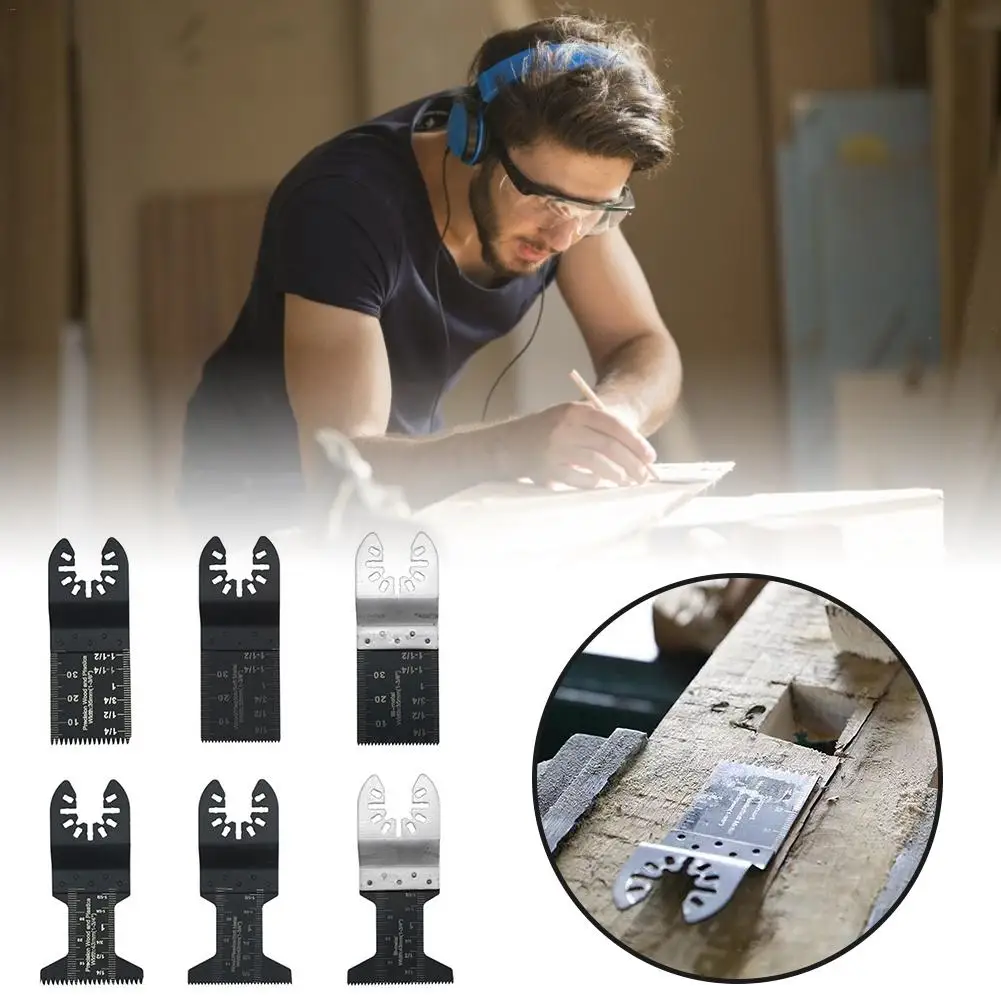 22PCS Universal Professional Quick Release Saw Cutters Oscillating Multi Tool Saw Cutters For Soft Metal Cutting Wood Cutter