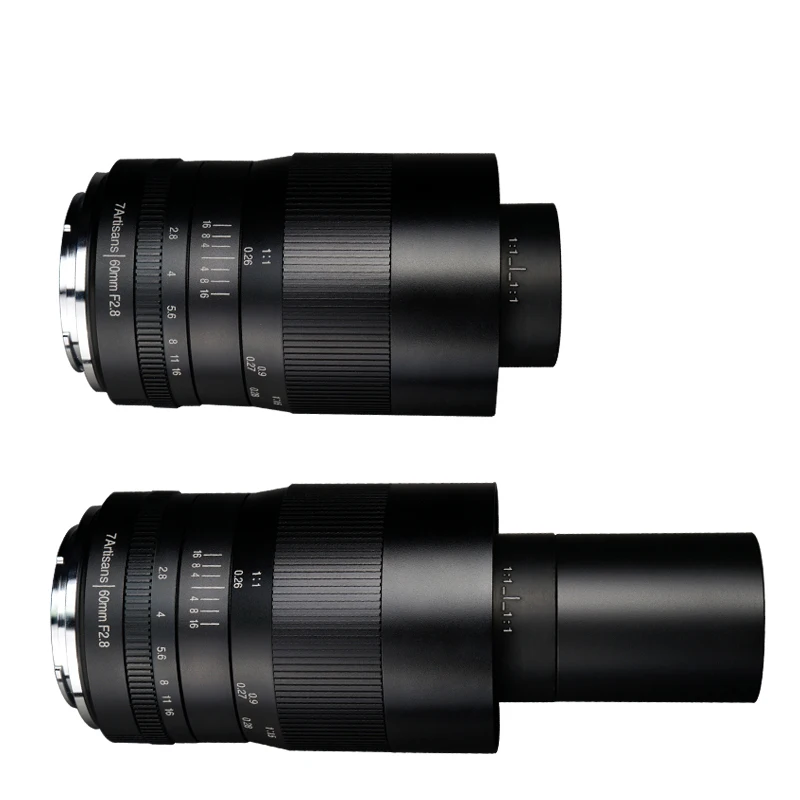 7artisans-マクロカメラ,60mm f2.8 1:1,レンズ倍率,手動フォーカス 
