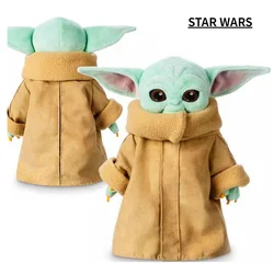 Poupée en peluche Star Wars pour enfants, 25 30cm, mignon, bébé Yoda, Mandalorian, livraison gratuite, russie 