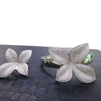 

GODKI Big Fashion Luxury Bold African Bangle Ring Set For Women Cubic Zircon Pave Party Wedding Saudi Arabic Dubai Jewelry Sets