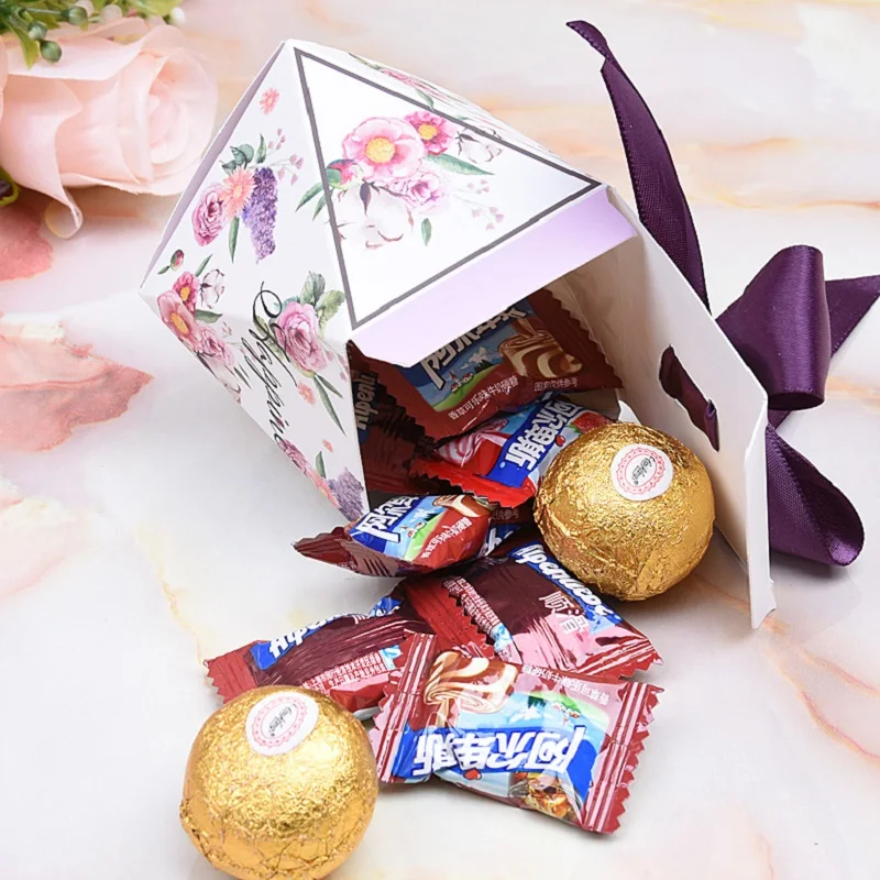 Новые творческие мрамор стиль конфеты коробки, свадебные сувениры и подарки коробка вечерние поставки Baby Shower Бумага шоколад Коробки посылка