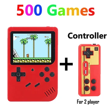 

Coolbaby RS-6 A Retro Portable Mini Handheld Game Console 8-Bit 3.0 Inch Color LCD Kids Color Game Player Built-in 168/500 games