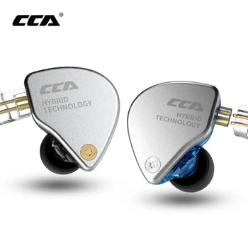 

CCA CA4 fone de ouvido 1BA+1DD Hybrid 2PIN In Ear Earphone HIFI DJ Monito Running Sport Earphone Headset Earbud Headphone CCAC10