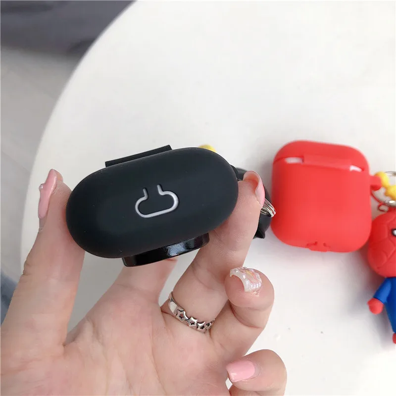 Для AirPod 2 Чехол 3D Бэтмен Капитан Америка Супермен железный человек паук Мягкий силиконовый для Apple Airpods чехол s милый чехол Funda