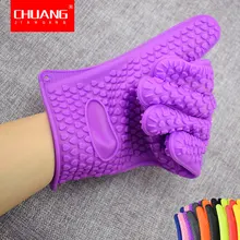 1 шт. практические Кухня хлебобулочные теплостойкая силиконовая перчатка приготовление, Выпекание, барбекю печь на костюмированную вечеринку прихватка Кухня Прихватки
