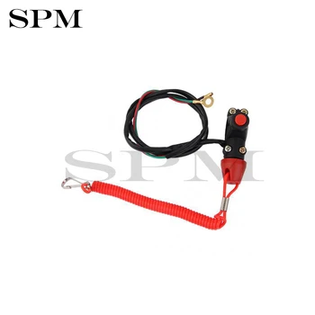 

2x Motorcycle Boat Outboard Engine ATV Kill Stop Switch Safety Tether Lanyard