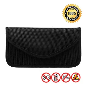 

3 Size Signal Blocking Faraday Bag,Anti-Radiation,Anti-Hacking,Tracking, Spying for Cell Phones,GPS, RFID,Car Key FOB,EMF case