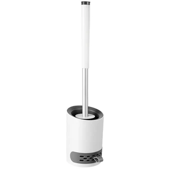 

Toilet Brush and Holder Set Bathroom Cleaning Toilet Bowl Brush Cleaner Anti Slip with Sturdy Soft Bristle