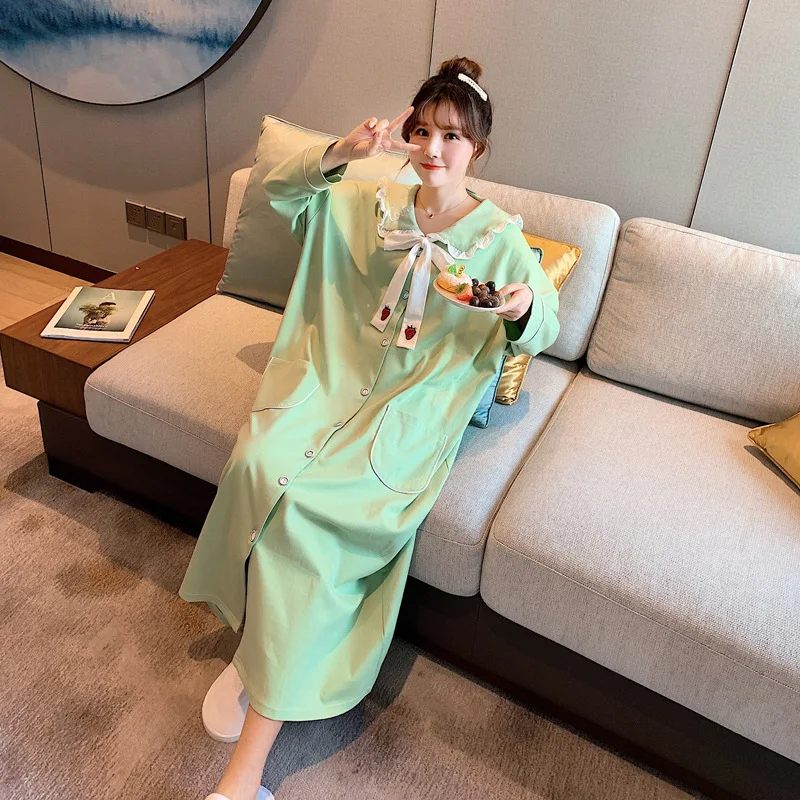 

2020 Spring New Style Pajamas Combed Cotton Star Military Blue Tracksuit Avocado Green