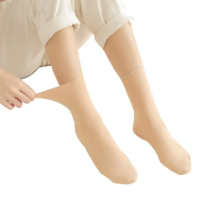 Зимние носки; новые носки; однотонные бархатные толстые теплые длинные носки выше колена; Гольфы; длинные черные носки - Цвет: DF