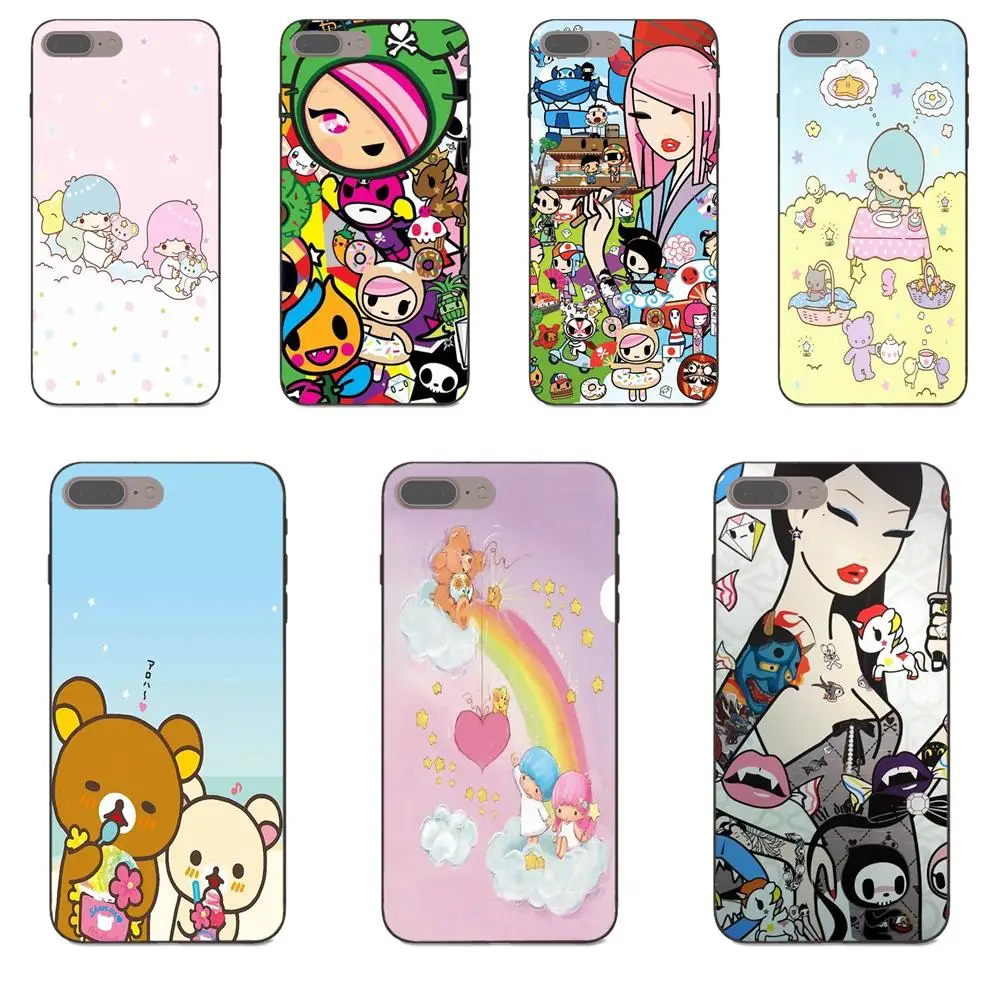 Японский жесткий чехол для телефона Tokidoki All Stars с рисунком Apple iPhone X XS Max XR 4 звёзд 5 SE