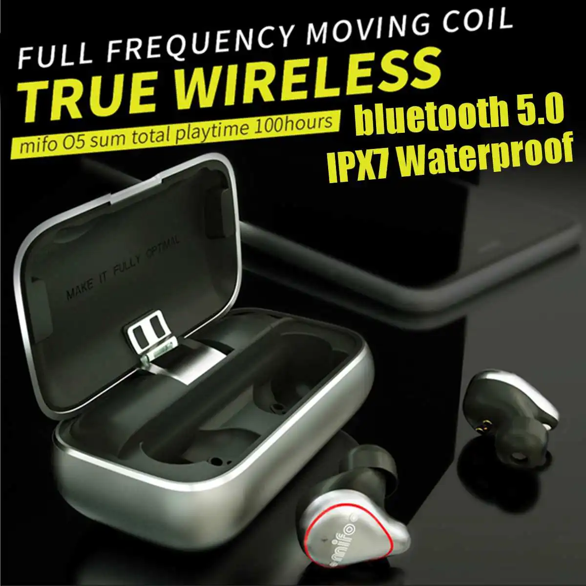 

Mifo o5 PLUS Mini Bluetooth 5.0 Headsets True Wireless Earbuds Hands Free Sport Stereo Headset Tws Waterproof Earphone Running