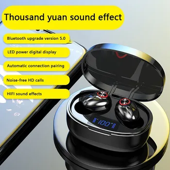 

TWS Wireless Bluetooth Earphone Touch control 9D Stereo Headset with mic Sport Earphones Waterproof Earbuds LED display Z3