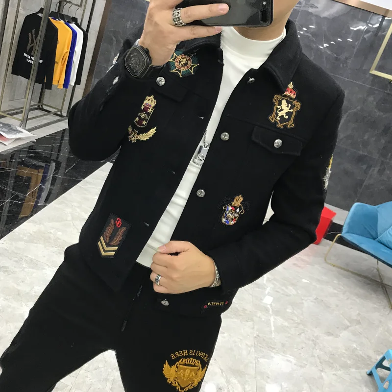 AH10343, модные мужские пальто и куртки,, Подиумные роскошные, известный бренд, Европейский дизайн, вечерние, Стильная мужская одежда