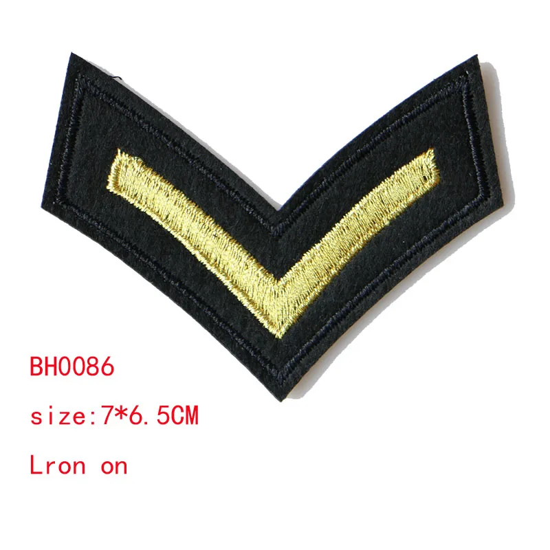 3D 2 Pcs US Marine Corps icon Embroidered Iron on Patches for Clothing DIY Stripes Clothes Patchwork Sticker Custom Badges