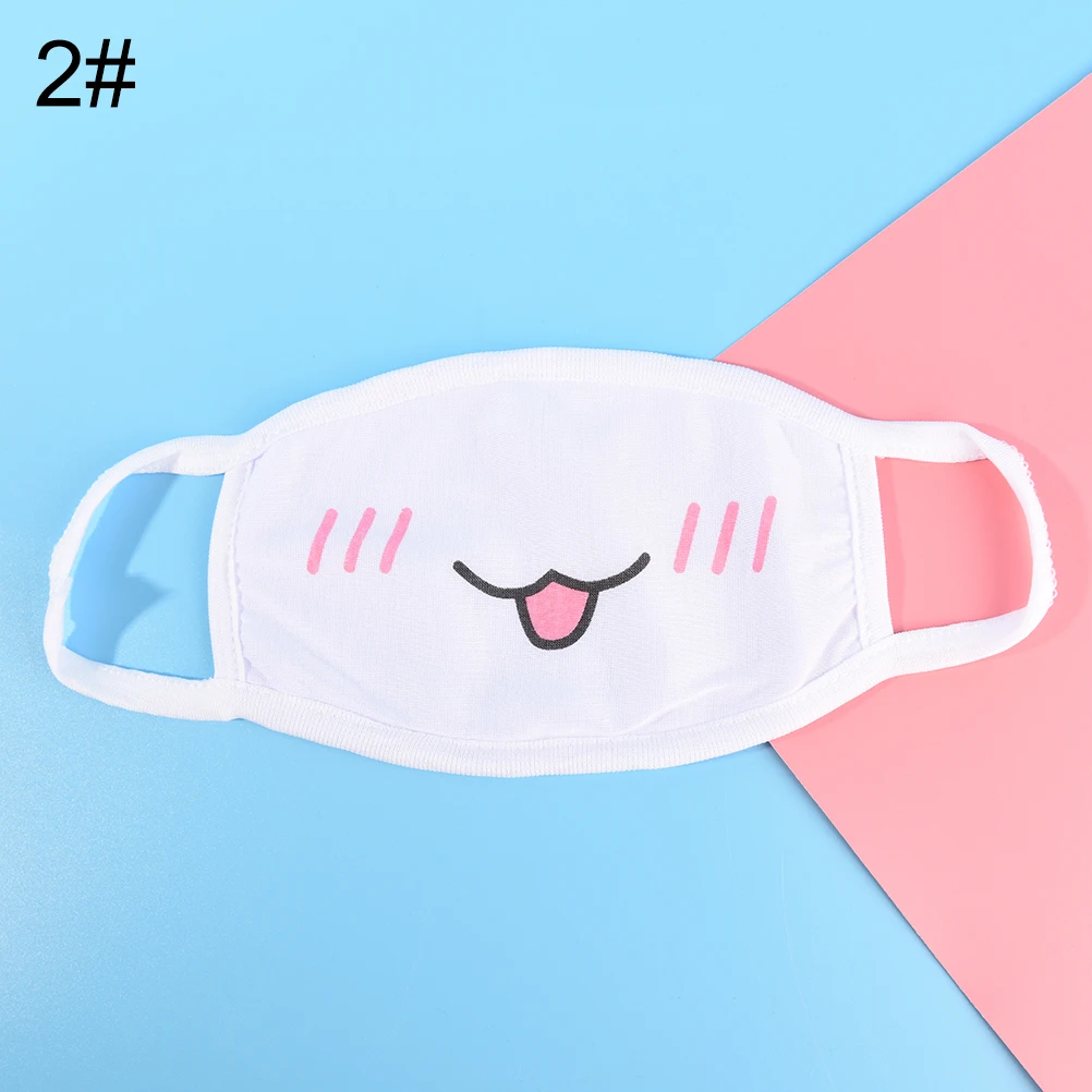 Chic Anti Dust Mask Cotton Cute Anime Cartoon Mouth Muffle Mouth Mask Face Mask Emotiction Masque Sleep Masks Fashion