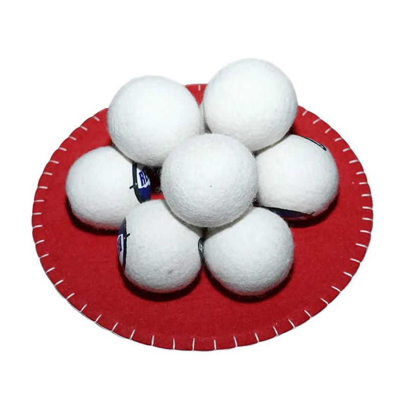 6/7cm Reusable Wool Dryer Balls Softener Laundry Laundry Ball Wool Dryer Balls Home Washing Washing Machine Accessories