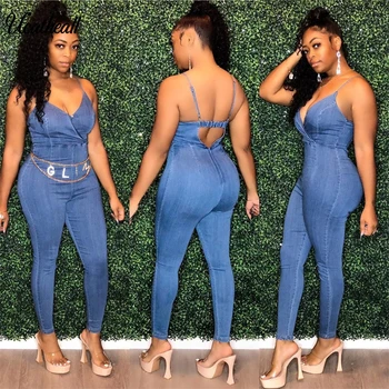 sexy jean overalls