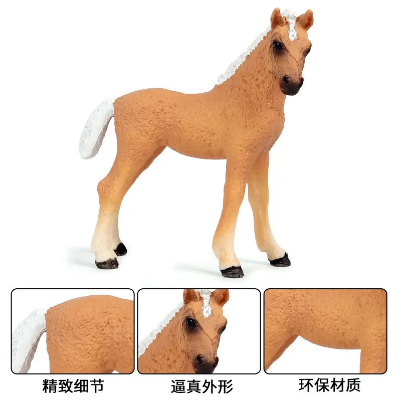 

Children Solid Model Animal Model Decoration Maxima Horse Farm Foal My Little Plastic And Rubber Model Toys