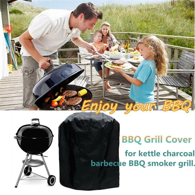 hoofdonderwijzer ondeugd spreker Hot Sale Barbecue BBQ Grill Waterproof Cover Gas Grill Outdoor Protector  For Weber Kettle|Covers| - AliExpress