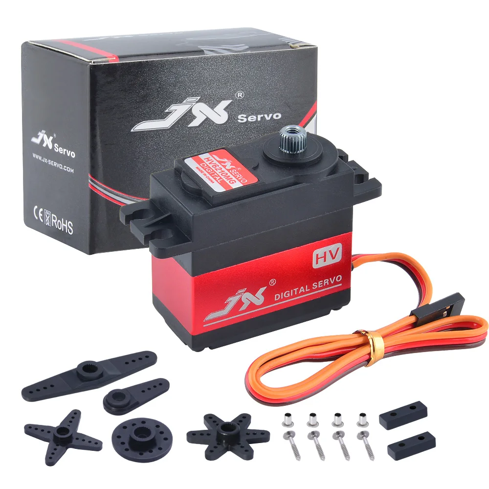 JX Servo PDI HV6210MG 10 кг 7 4 в 120 градусов металлическая Шестерня бесщеточный Стандартный RC Serv с сервоприводом для 1/8
