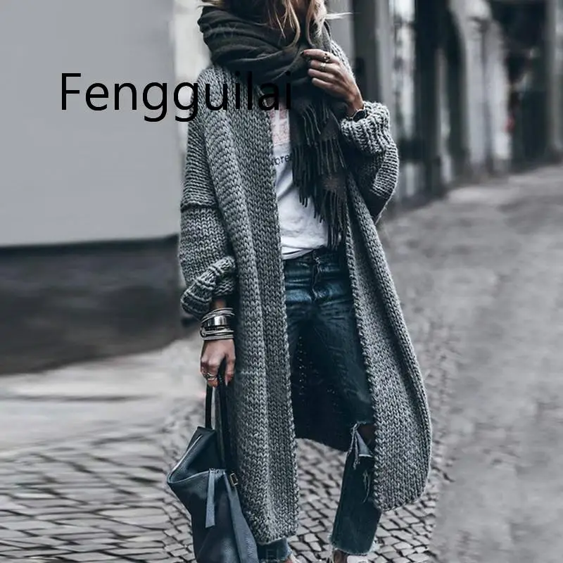 ^Cheap Women Sweater Fashion New Cardigan Thick Solid Color Coat Loose Bat Sleeve Autumn Winter Knitted Trend Sweater High Quality ^Cheap Women Sweater Fashion New Cardigan Thick Solid Color Coat Loose Bat Sleeve Autumn Winter Knitted Trend Sweater High Quality