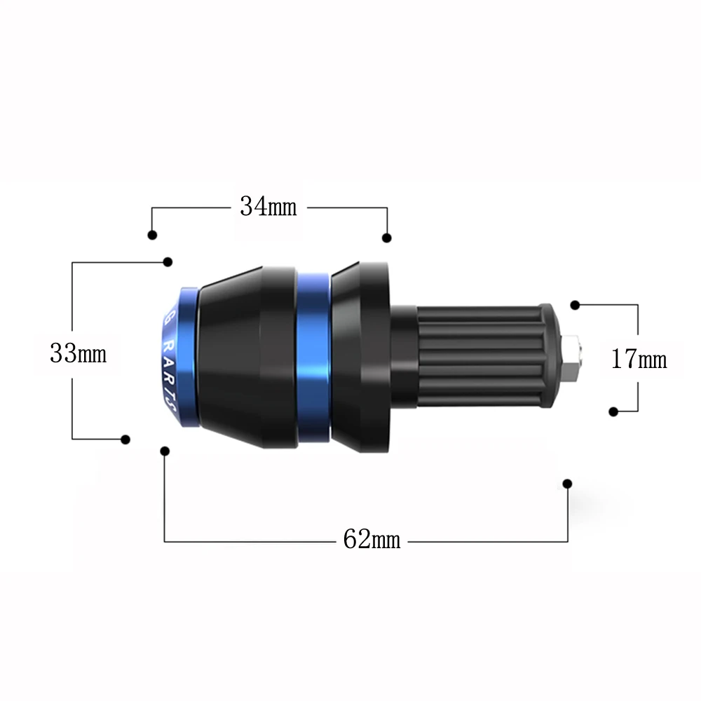 Универсальные аксессуары для мотоциклов Руль из алюминиевого сплава наконечники для ручки управления мотоциклом мото наконечники для ручки управления мотоциклом вилки Ручка Бар наконечники для ручки управления мотоциклом наконечники колпачки