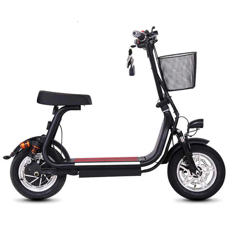 Sale Daibot Mini Folding Electric Bike Two Wheel Electric Scooters 12 Inch Single Motor 48V 500W Foldable Electric Bicycle 29