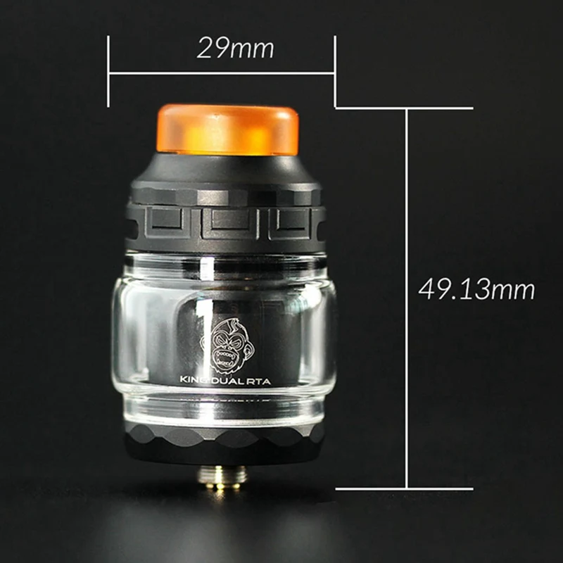 Катушка отец L RTA 4 мл DIY электронная сигарета атомайзер бак 24 мм электронная сигарета Vape провод катушка хлопок капля RDTA