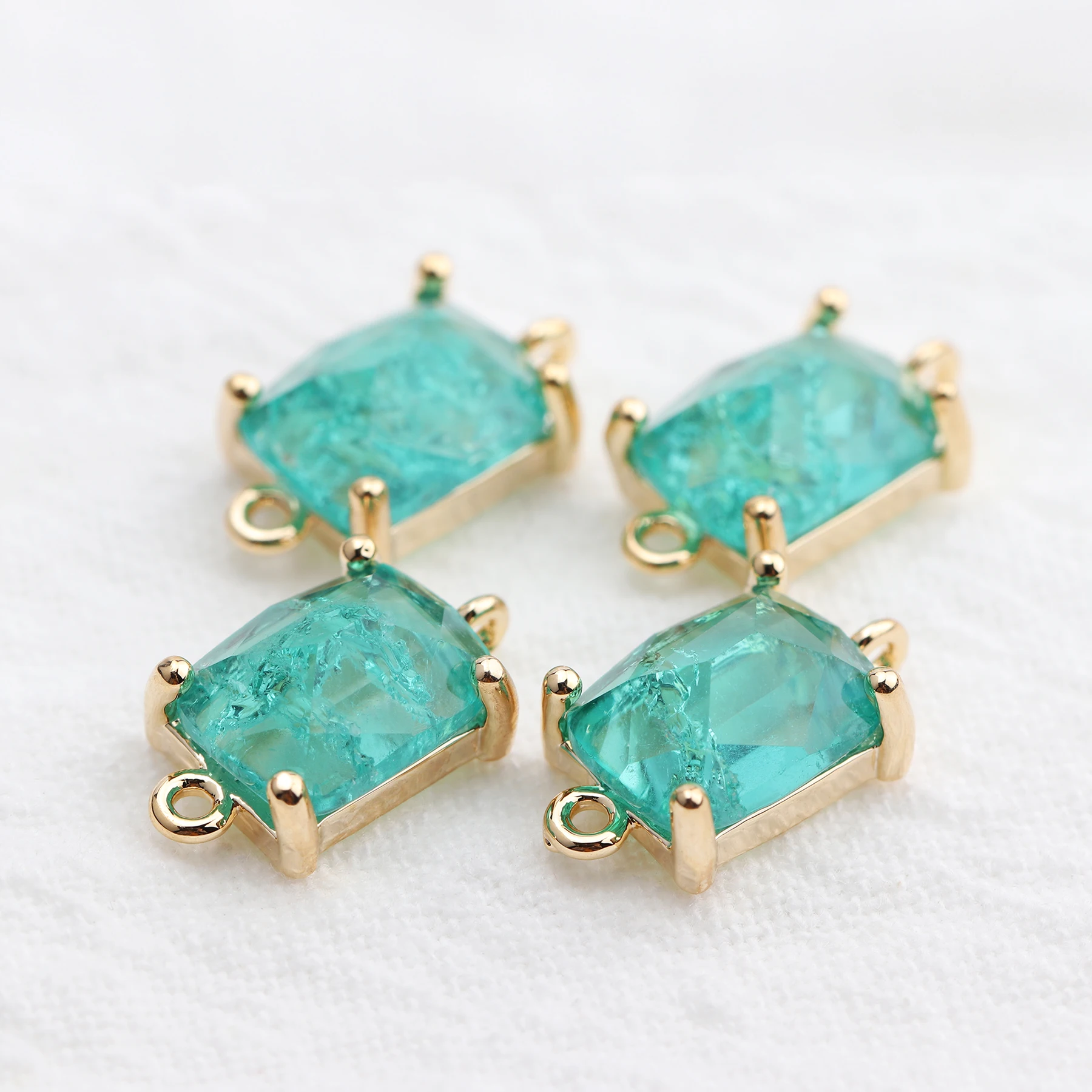 GUFEATHER M525, ювелирные аксессуары, 18k позолоченные, diy циркон ...