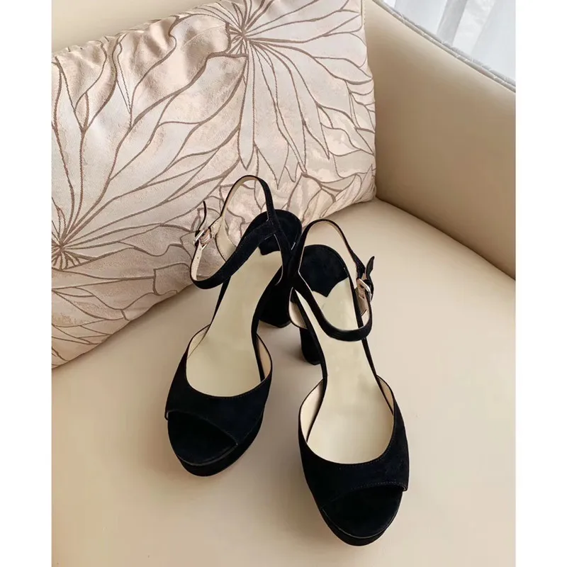 

20190924004 2019 genuine leather luxury high heels runway desigin female Europe brand top quality