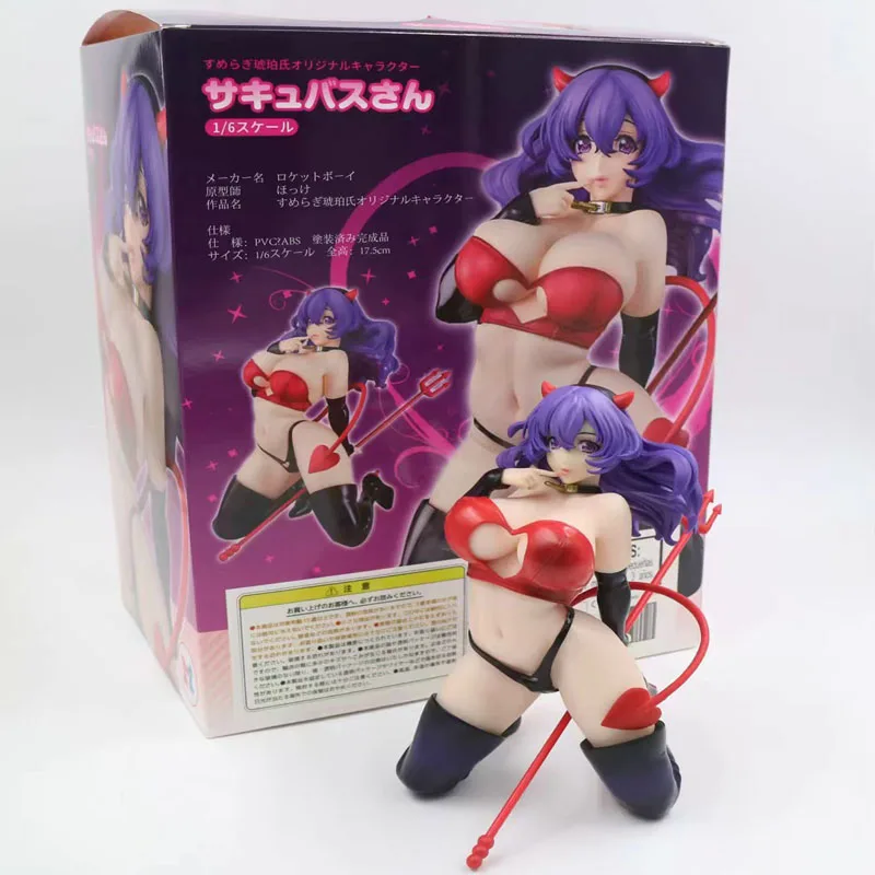 

GZTZMY Native Sexy Figure Rocketboy The Succubus PVC Action Anime Figure Model Toys Soft Sexy Girl Figure Collectible Doll Gift