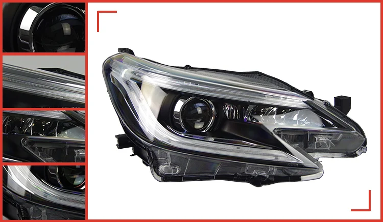 Головной светильник s для автомобиля Toyota Mark X 2013- eiz DRL Дневной ходовой светильник светодиодный Биксеноновая лампа противотуманный светильник тюнинг автомобильные аксессуары