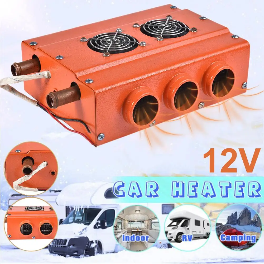 

Car Heater Defroster Windshield Electric Heater 12V 80W For Heating Defrosting Defogging Universal Portable Six-hole Air Defrost