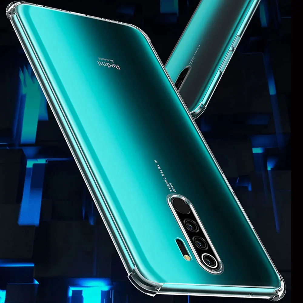 Прозрачный силиконовый чехол для Xiaomi Redmi note 8 pro note 7 6 Fundas анти-осенний чехол для телефона Xiaomi Mi a3 9se cc9 9t pro