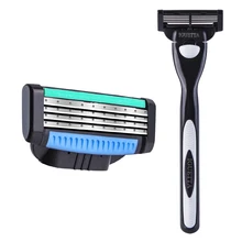 IGUETTA New Manual Four-Layer Ultra-Thin Induction Blade Shaver Shaving Razor Precisefou BladesBeauty Salon Knife