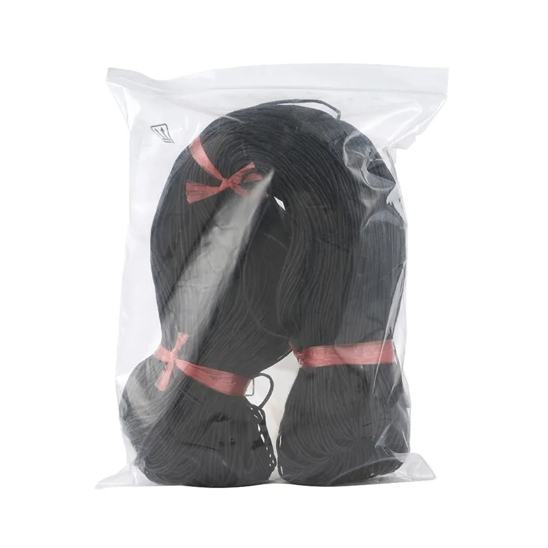 0,7-2 мм черный китайский вощеный хлопковый шнур, нить, ремень, проволока, ювелирные изделия, фурнитура для самостоятельного изготовления ювелирных изделий, около 350 м/упаковка