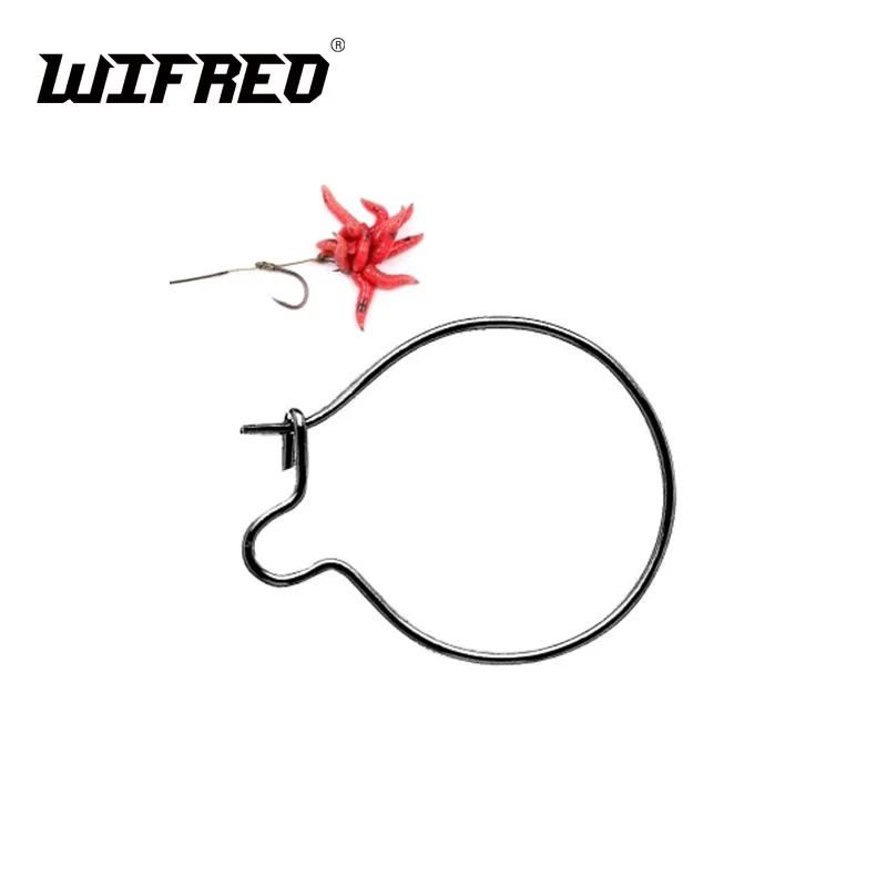 Wifreo 30PCS S / M L Blunt Tip Carp Fishing Maggots Clip For Bait Ring Rigs Hook | Спорт и развлечения
