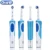 Oral B Электрическая Зубная Щетка 2D Роторная Вибрация Чистая Зарядка Зубная Щетка Перекрестное Действие Щетина Уход За Полостью Рта 4 Подарочные Головки Щеток Бесплатно