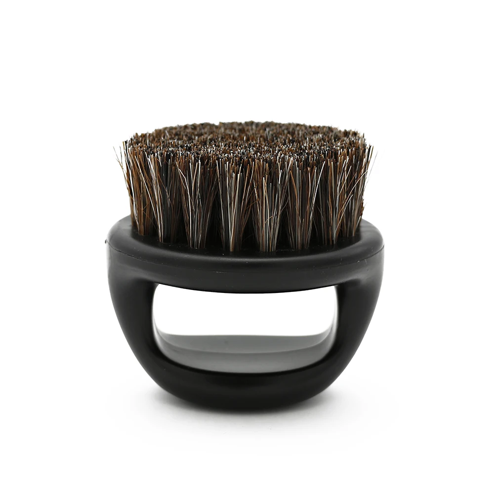 Shaving-Brush Barber Horse-Bristle Plastic Salon Y-87 1pcs Ring-Design Face-Cleaning