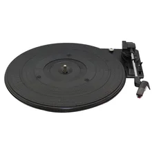 28 см аудио Регулируемая кривая рука граммофон Проигрыватель металлические аксессуары 33 45 78 об./мин Автоматическая винтажная замена 3 скорости стерео