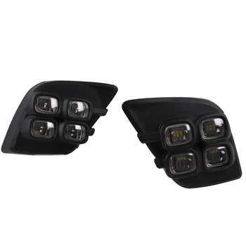 

NEW-2Pcs for Toyota Hilux with Two-Way Function 2015-2016 LED Daytime Running Light