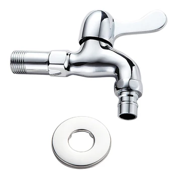 

Bathroom Faucet Garden Home Accessories Supplies Brass Chrome Cold Water