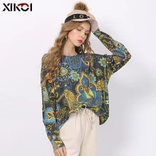 ^#Cheap XIKOI Winter New Retro Print Sweater Women Pullovers Knitted O-Neck Jumper Women Oversized Warm Sweaters High Elastic Pull Femme ^#Cheap XIKOI Winter New Retro Print Sweater Women Pullovers Knitted O-Neck Jumper Women Oversized Warm Sweaters High Elastic Pull Femme
