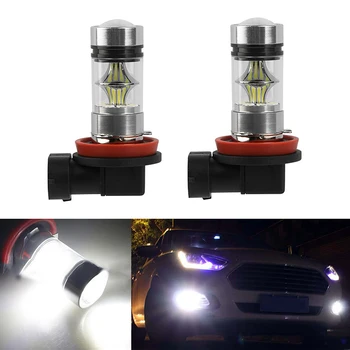 

2x Super White H8 H11 CREE Chip LED Fog Light Driving Bulbs For FORD MONDEO MK3 MK4 C-MAX S-MAX FOCUS 01+ FUSION