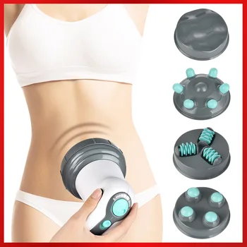 

Electric Body Massager 3D Weight Loss Roller Anti-cellulite Machine Full Body Slimmer Control Vibration Slimming Massager Roller