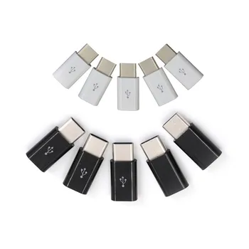 

5pcs/Set USB Type-C Male Connector to Micro USB 3.1 Converter USB-C Adapter Tool